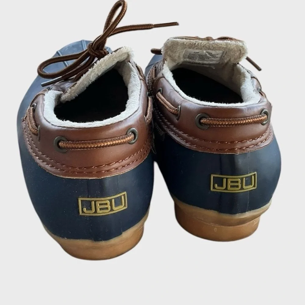 JBU by Jambu Gwen Faux Fur Lined Duck Shoes Women’s 10 Blue Brown
